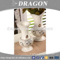High grade antique white china ceramic vase